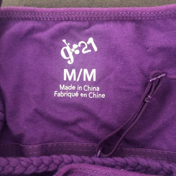 Women’s G21 Purple Tank Top Size Medium - Picture 2 of 5